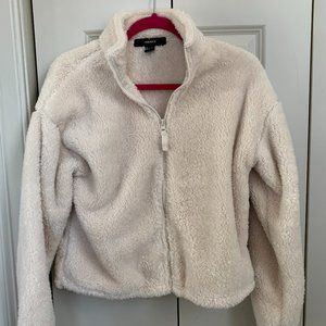 Forever 21 Sherpa Cropped Jacket